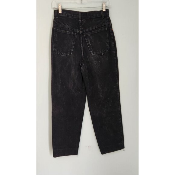 Vintage EXP Jeans No. 128 Black Made USA Denim Casual Mom Hi-Rise Womens 5 EUC - Picture 7 of 14